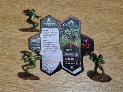 Heroscape venoc vipers with - venoc, vipers,