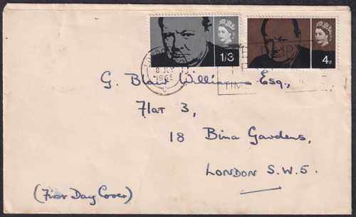 1965 winston churchill fdc - churchill,