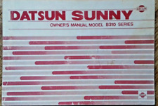 The DATSUN SUNNY (B310 series) Owner's Manual, issued December 1978.