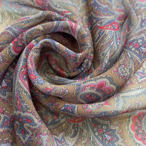 Animal floral crepe chiffon - animal,
