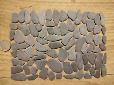 80 Beach Found Slate Pieces For Arts And Crafts