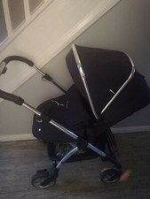 Silver cross vintage blue