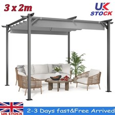 Metal pergola gazebo - 2m,