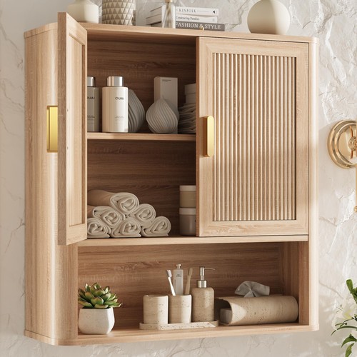 Bathroom wall storage cabinet - wall,