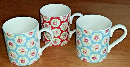Cath kidston mugs 3 - cath, x
