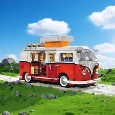 Creator Expert Volkswagen T1 Camper Van VW VDUB Red Building Kit Retired Set