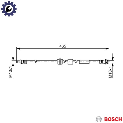 Brake hose 987 481 451 - brake,
