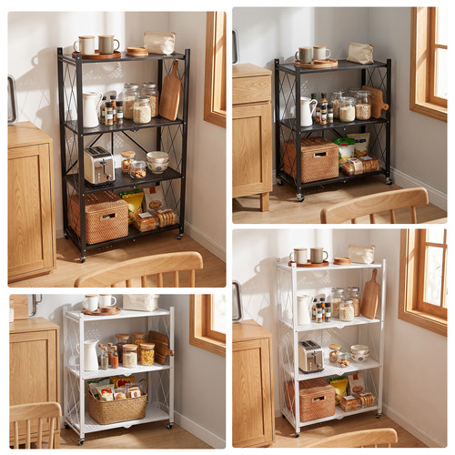 Foldable metal storage - metal, rack