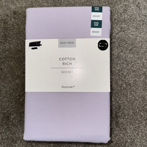 Lilac king size bedset - size,