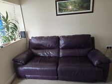 Falcon Dfs 3 Seater electric recliner Sofa purple 