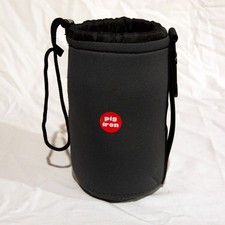Pig Iron Luxury Lens Pouch - Large (L) - Barely Used - Neoprene, Drawstring