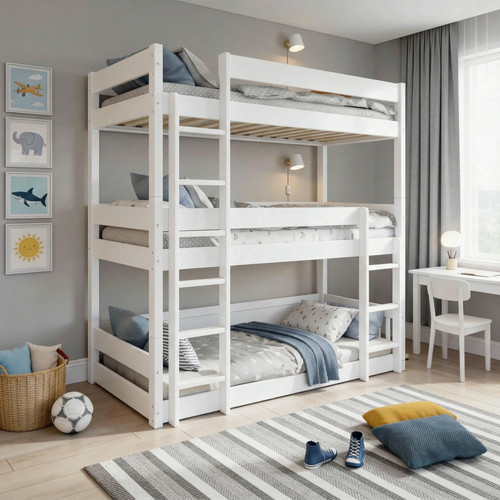 Triple bunk beds - beds, kids
