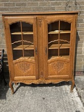 VINTAGE LOUIS FRENCH VITRINE CABINET