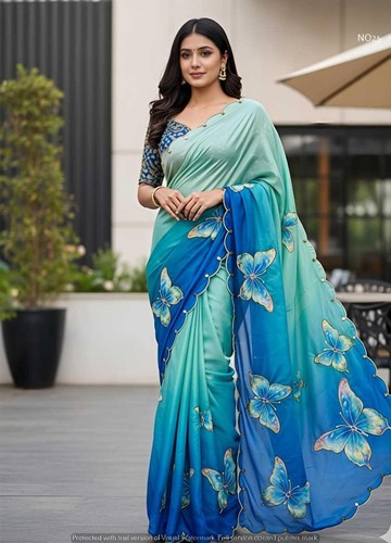 Designer soft silk saree - silk,