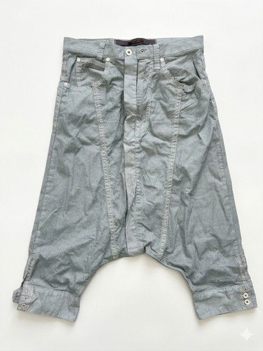 Avant garde drop crotch pants - garde,