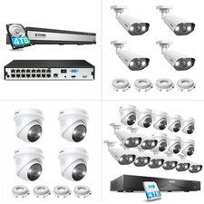 ZOSI 16CH NVR 4K POE CCTV System ColorVu Two-Way Audio 8MP Security Camera Kit