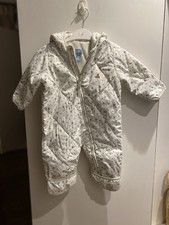 Baby Gap, White With grey