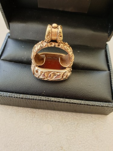 Antique carnelian set watch - antique,