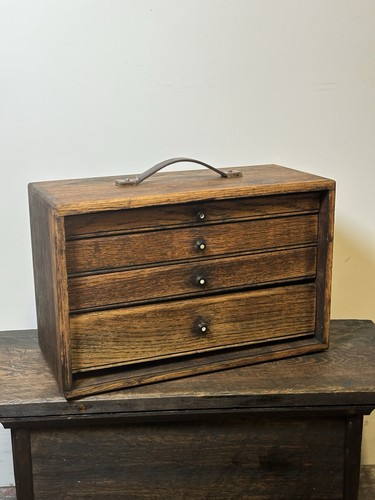 Antique oak engineers tool - engineers,