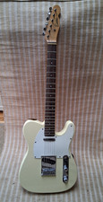 TELECASTER ( RORY GALLAGHER ? ) 1970s ENCORE VINTAGE - OFF WHITE - V RARE