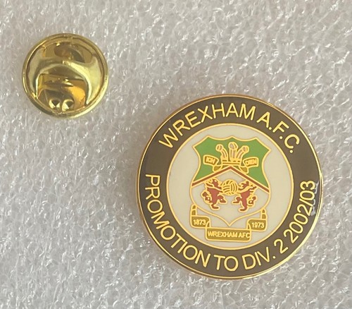 Wrexham football club - wrexham, enamel