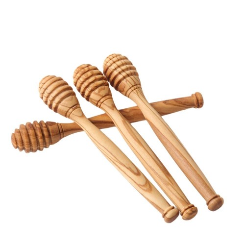 1pc wooden jam honey dipper - wooden,