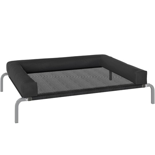 Elevated dog bed with - elevated,