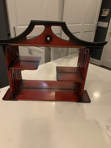 Vintage pagoda wall display - pagoda,