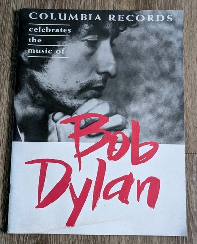 Bob dylan concert programme - bob,