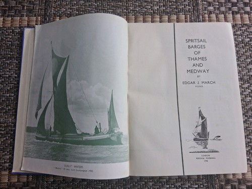Spritsail barges thames - barges, and