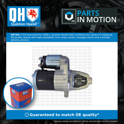 Starter motor qrs2381 quinton - starter,