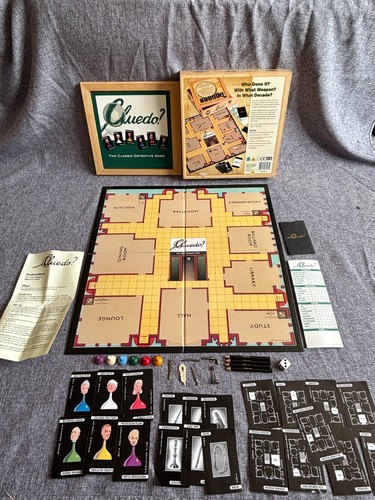 Cluedo detective board game - cluedo,