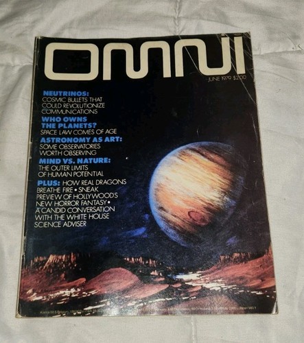 Vtg omni magazine - june, 1979