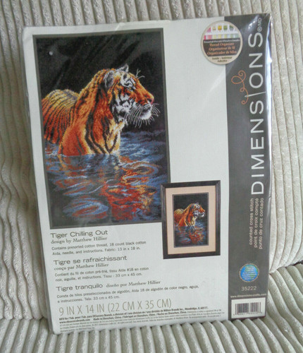 Dimensions tiger chilling out - dimensions,