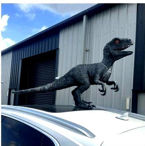 Printed raptor sculpture - printed,