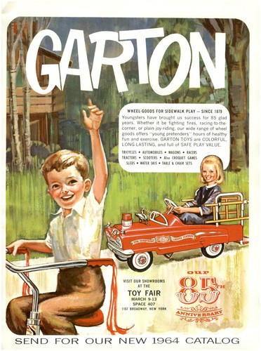 1964 paper toy - ad, sided
