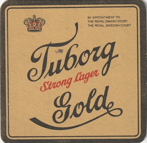 Beer mat tuborg lager - beer,
