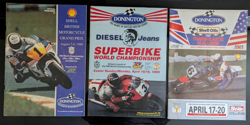 Motorcycle programmes - x3,