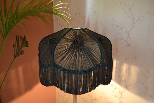 Lampshade antique green