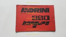 Moto Morini 350 Kanguro 1st Series Manual Use Maintenance Booklet Original