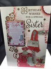 SISTER BIRTHDAY CARD WITH