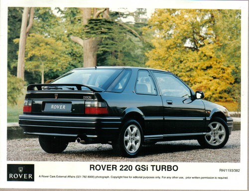 Rover 220 gsi turbo original - rover,