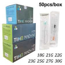 50Pcs Factory Disposable Blunt-Tip Cannula 22G 23G 25G 27G 18G 50Mm/70 Blunt Fin