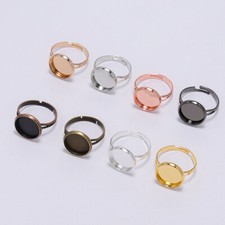 10pcs 8-25mm Ring Blanks Ring
