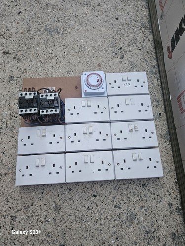 Contactor timer mdf board - contactor,