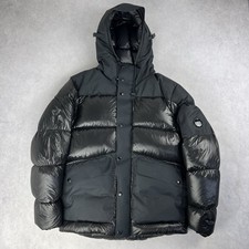 CP Company D.D. Shell Down Puffer Jacket Large Coat Black 5424