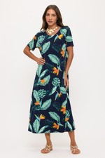 Travel Knit Dress, long A-Line