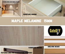 15mm Maple Melamine Faced