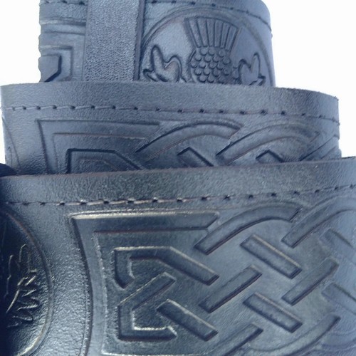 Scottish leather kilt - scottish,