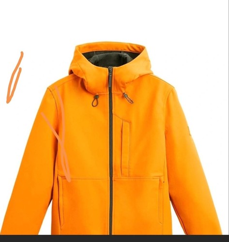 Zara gorpcore orange technical - zara,